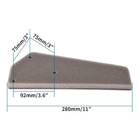 GOOFIT Air Box Schaumfilter Ersatz für GY6 49cc 50cc 139QMB Taotao Jonway Scooters Moped Go Kart