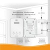 Elro FG4000P Gas Detector, White