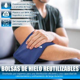 Compresa De Gel Frío Calor De 4 Piezas Terapia Reutilizable