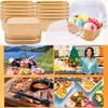 60 Pcs Disposable Kraft Paper Bowl Bulk Paper Meal Prep
