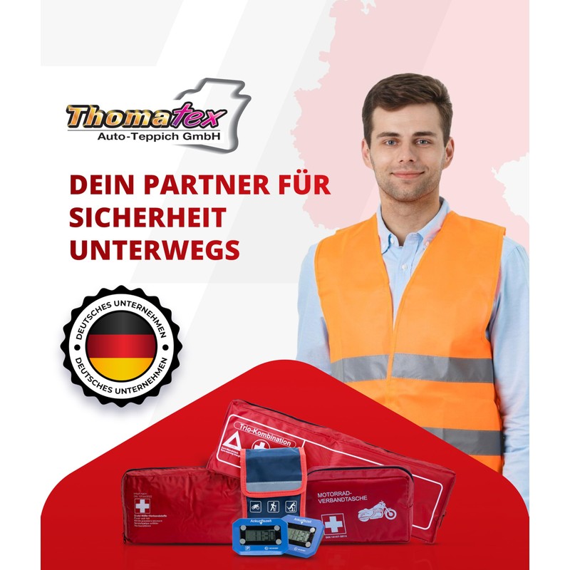 Thomatex Electronic Parking Disc with KBA Approval - Automatic Parking