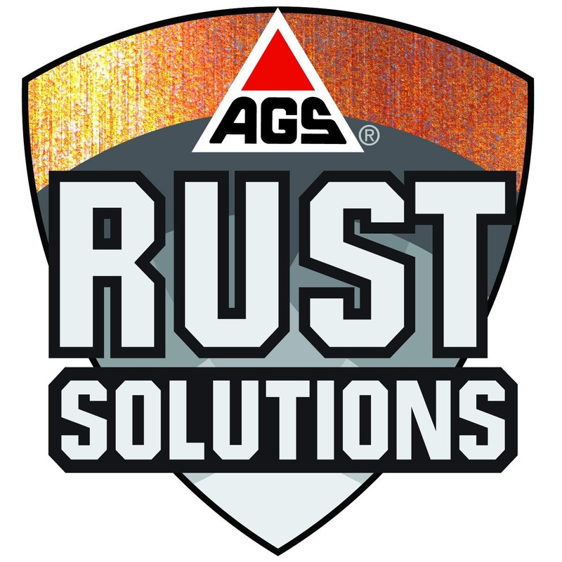 AGS RUST SOLUTIONS Apply Over Rust Paint, Matte Black Finish,