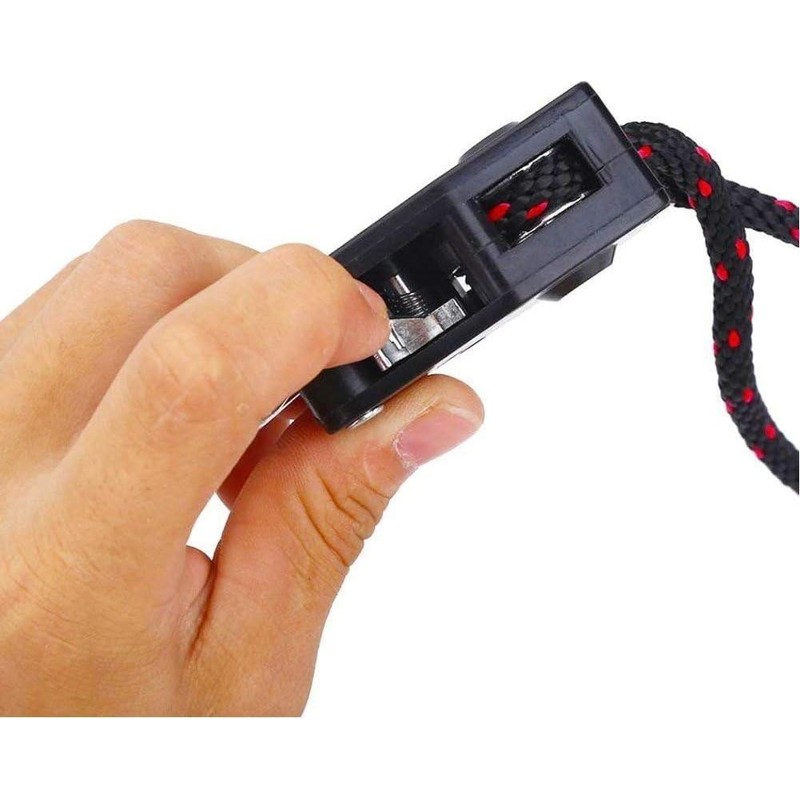 Kayak Tie Down Straps with Bonnet/Boot Anchors, Black and Red