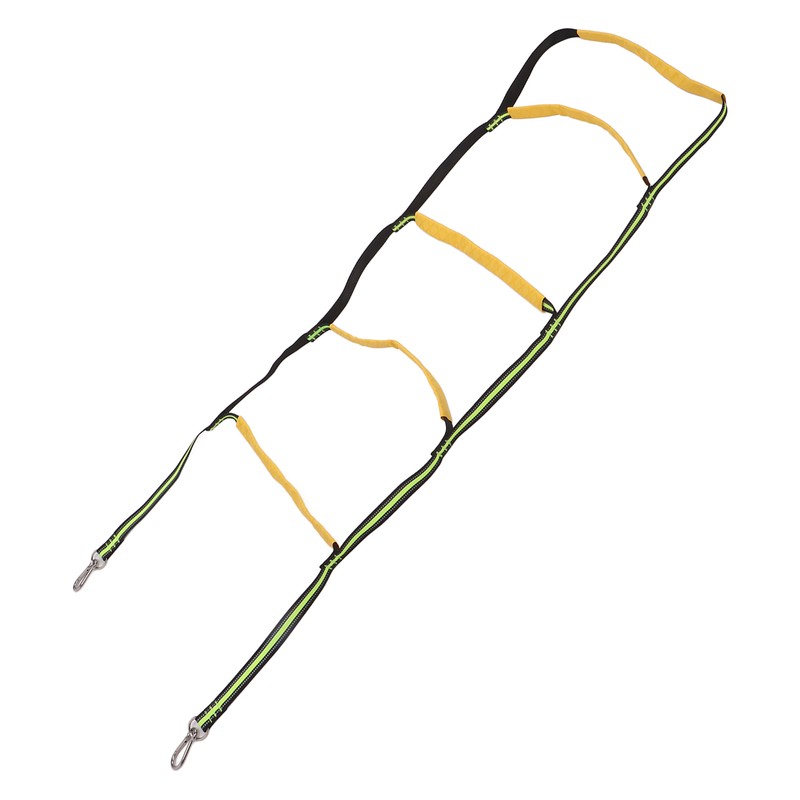 Boat Rope Ladder Portable 5 Step Folding Marine Rope Ladder