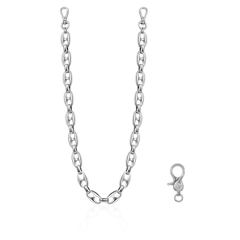 Aporro G-Link Wallet Chain - Clasps: One Extra lced Lobster