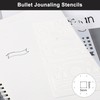 RETTACY Notebook A5 Bullet Dot Journals for Women, Grid Wirebound