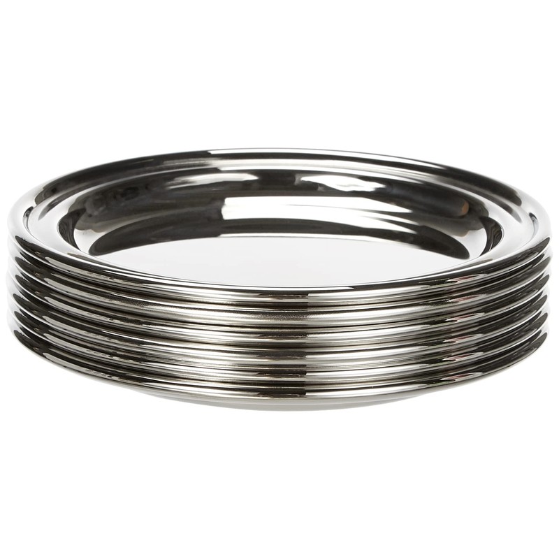 Grunwerg CS-919 Coasters, Stainless Steel, 10.3 cm, Silver, 10.3CM