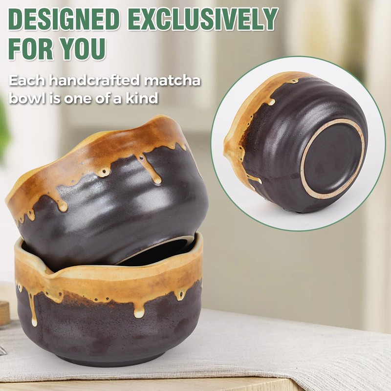 Ceramic Matcha Set (Coffee Sand)