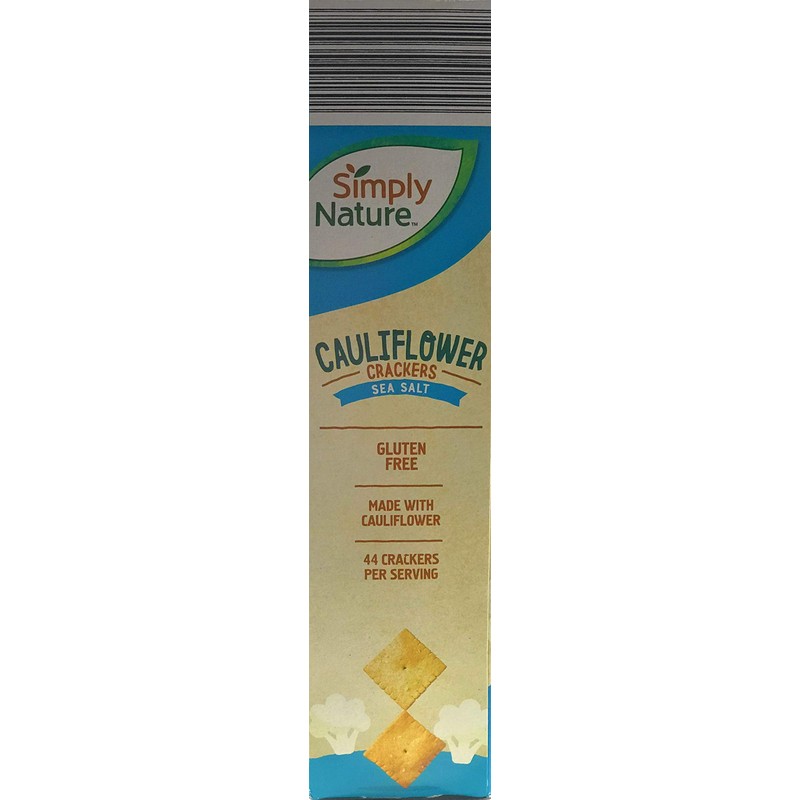 Simply Nature Cauliflower Crackers Sea Salt