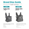 Outward Hound PupPak Dog Front Carrier, Medium, Grey – Hands-Free