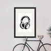 Azeeda A2 'Over-Ear Headphones' Wall Poster/Print (PP00329910)