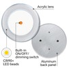 Obeaming RV Puck Light with Dimmer Switch, 3 Inch 12