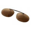 Gamakatsu GM1774 Clip-On Polarized Sunglasses, Light Brown