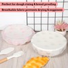 Lnngub 2 Pcs Bread Proofing Cover Elastic Sourdough Bowl Covers