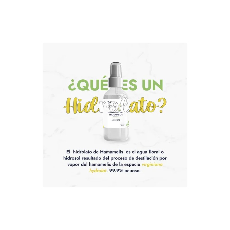 Hidrolato De Hamamelis 100% Natural Facial Y Corporal 120ml