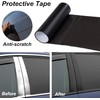 Lypumso Matte Black Vinyl Wrap Tape Roll, 6 Inch x
