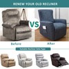 NILUOH Stretch Recliner Cover 4 Pieces Printed Lazy Boy Chair