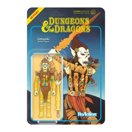 Super7 Dungeons & Dragons Githyanki - 3.75" Dungeons and Dragons Action Figure with Accessory Vintage Collectibles and Retro Toys