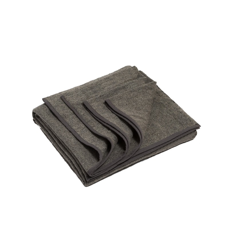 Manduka Recycled Wool Blanket, Sediment