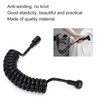 Hose Inlet Pipe 2M Shower Hose Black Flexible Shower Pipe