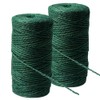 656 Feet/200m Green String, Garden Twine Jute Rope Natural String