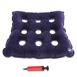 Pressure Cushions for Bottoms Pressure Sores, Wheel Chair Air Cushion Inflatable Seat Mattress Anti Bedsore Prevent Decubitus Wheelchair Cushions for Pressure Relief with Air Pump, 15.4inch