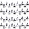 Festive Fix 25 Mini Christmas Tree Baubles in Silver –