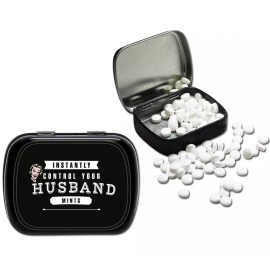 Gears Out Instantly Control Your Husband Mints Tin - 1 oz. Wintergreen Mints