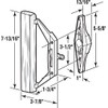 Prime-Line C 1025 Gray Diecast Sliding Door Handle with Wood