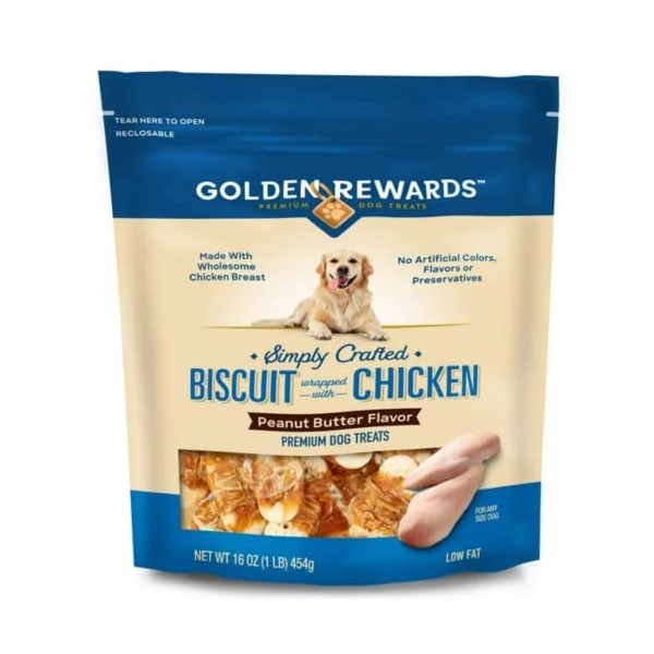 Vibrant Life Biscuit Wrapped with Chicken Dog Treats, NET WT