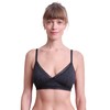 Vertbaudet 2 Pack Maternity Bras with Organic Cotton Black 75E,