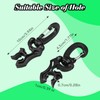Dawitrly 3 Pieces Diving Hose Holder Clip Diving Double BCD