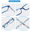 Kerecsen 6-Pack Reading Glasses Blue Light Blocking,Spring Hinge Readers for