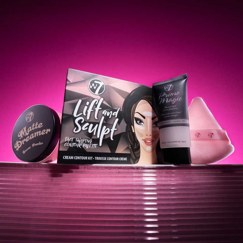 W7 Prime Magic Set - 4-Piece Set - Foundation, Contouring