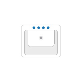 Pioneer 2DM201-BN Del Mar Two Handle Kitchen Faucet in Brushed Nickel