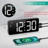 ORIA Digital Alarm Clock, LED Bedroom Clock with Bluetooth Sync
