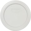 Pyrex 7200-PC Sleek Silver Round Plastic Food Storage Replacement Lid,