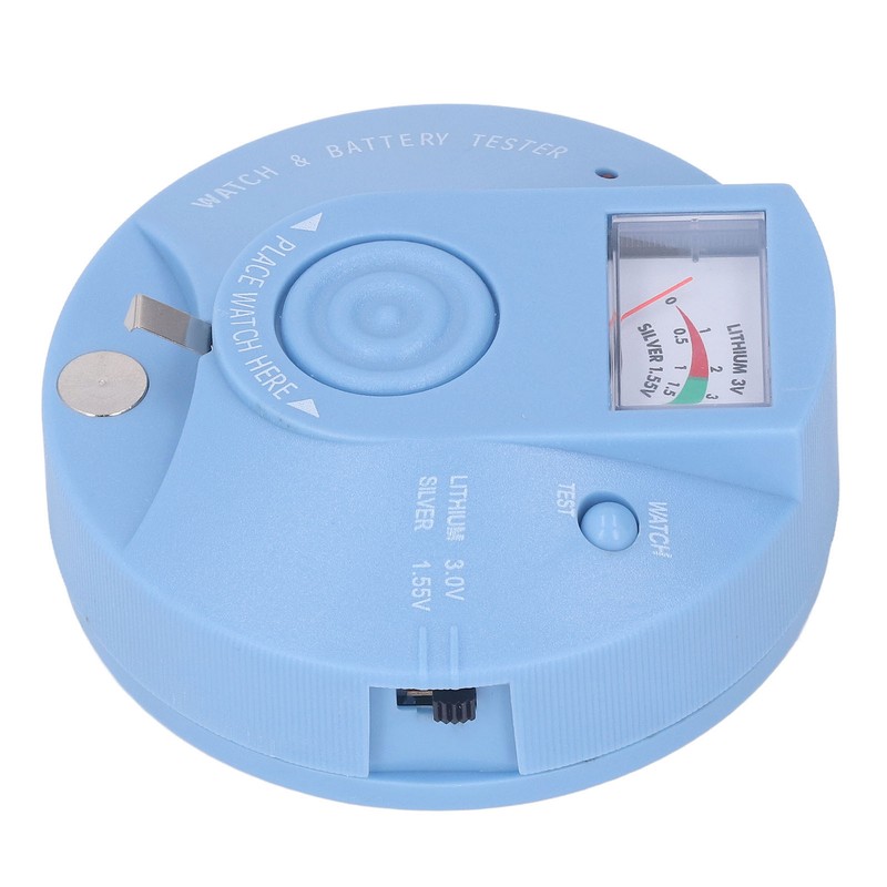 Watch Movement Tester Circular Watch Detection Repair Tool Button Battery