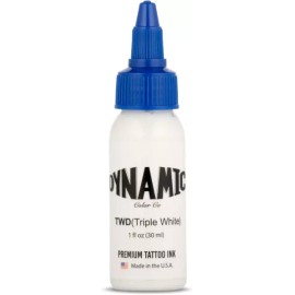 Dynamic Color 다이나믹 컬러 코 트리플 화이트 잉크 병 1온스 Dynamic Color Cot Triple White Ink Bottle 1oz