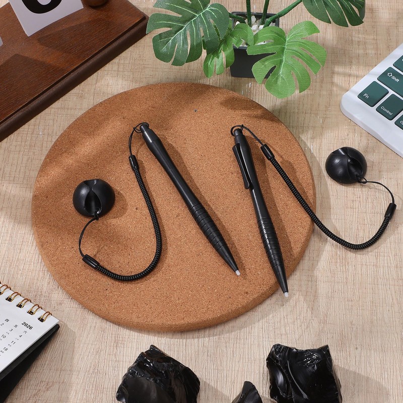 Sewroro 2pcs Resistive Stylus Pen for Touchscreen with Spring Rope