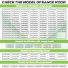 Updated W10169961A Range Hood Filter Replacement (3PCS) by Techecook, 5-Layer