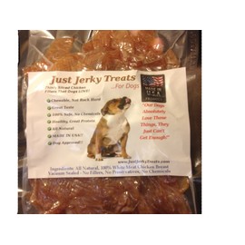 Natural Chicken Jerky Dog Treats - 1 Ingredient. USA Made. No Fillers. No Chemicals. 1lb.