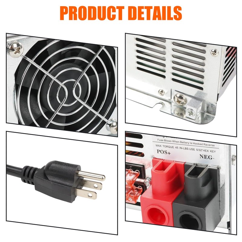 SHUNTALL RV Charger Power Converter 55 Amp Compatible with RV