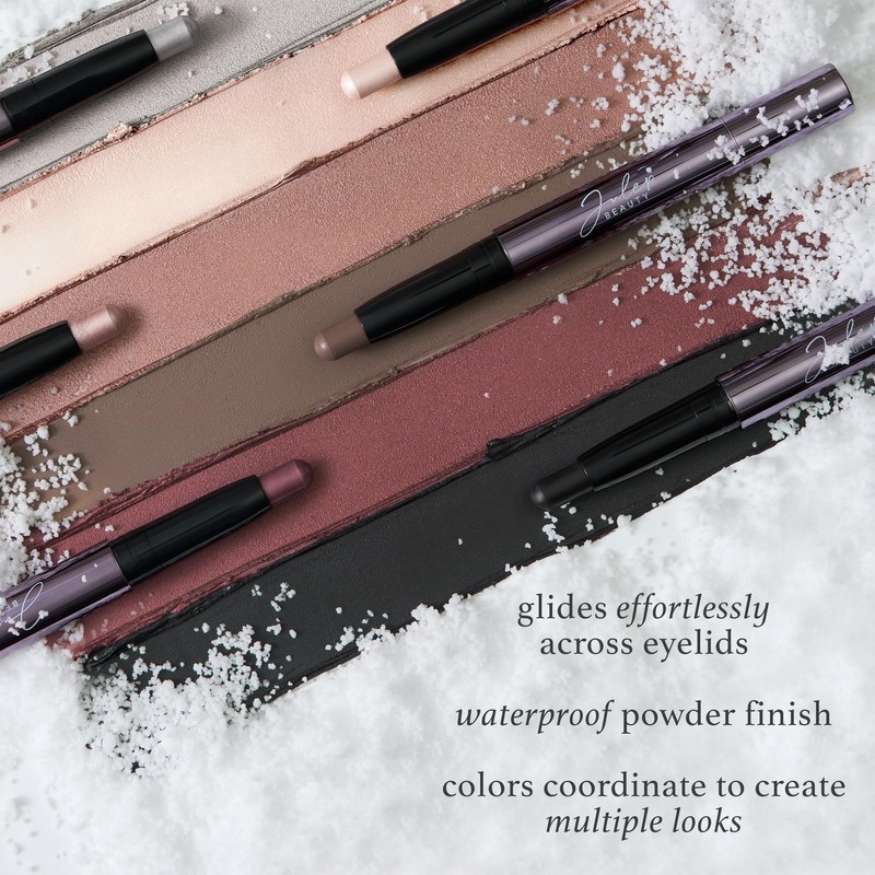 Julep Eyeshadow 101 Crème-to-Powder Eyeshadow Stick Palette-Style Creme-to-Powder 12 Piece