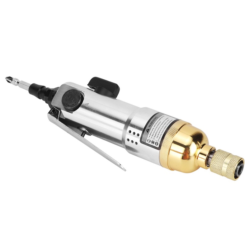 Straight Hand 1/4'' Pneumatic Air Screwdriver Tool 1/4" Chuck Reversible