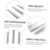 Outanaya 4PCS Stainless Steel Multi Purpose Tweezers Serrated Tip Nail