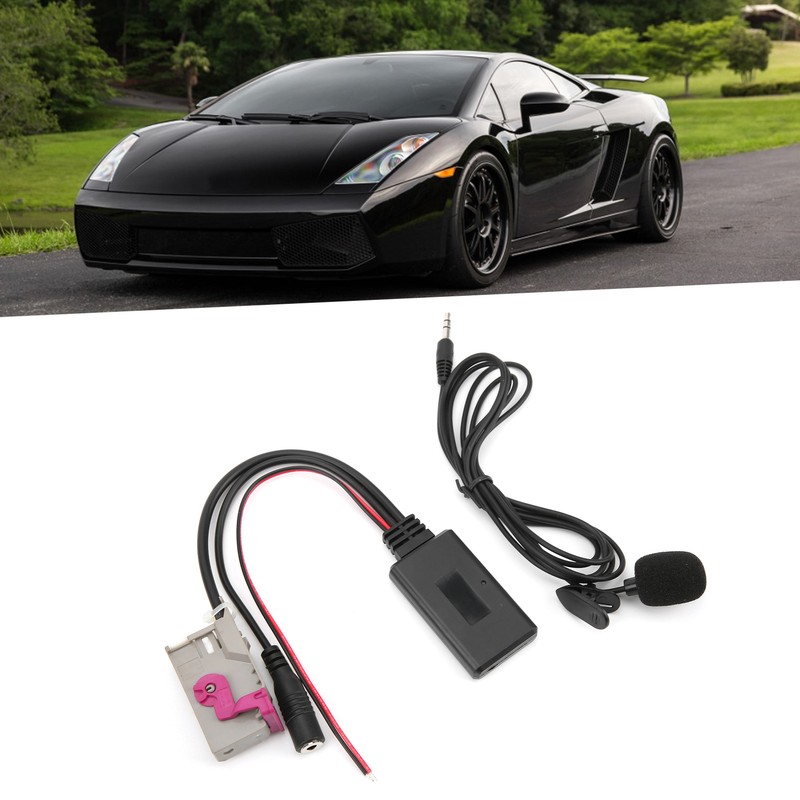 Bluetooth 5.0 AUX Cable Adapter with Microphone Replacement for A3