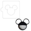 Magical Mouse FACE Outline Stencil and Cookie Cutter Decorating Set
