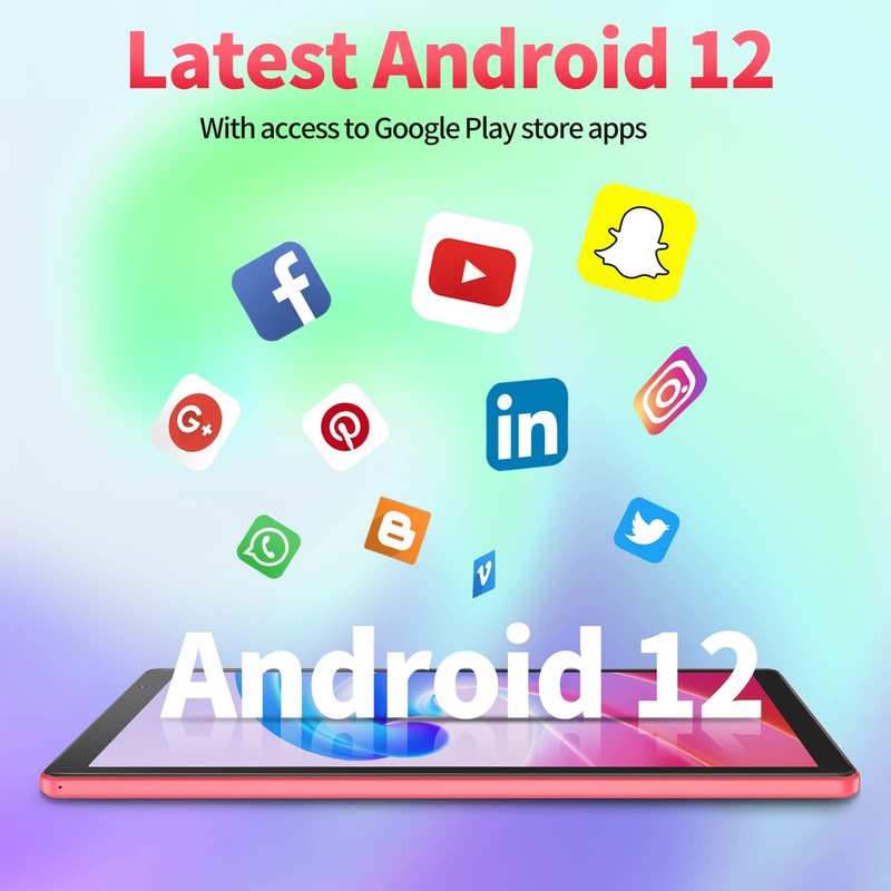 PRITOM 10 inch Android 12 Tablet,2GB RAM, 32GB ROM, 6000Mah,