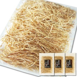 Shredded Squid, 1.8 oz (50 g), Hokkaido Meika, Saumen, Monjayaki, Okonomiyaki, Ultra Fine Squid Somen (1.8 oz (50 g) x 3 Bags)